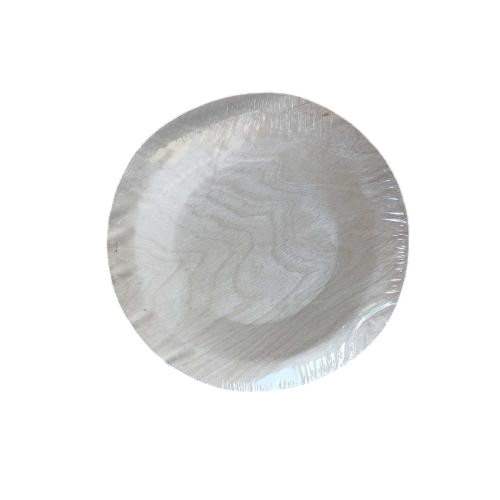 Тарелка круглая деревянная D 18 cм